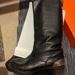 Italian leather boots